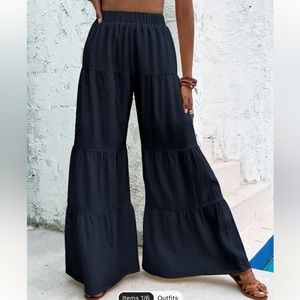 Navy blue beach pants